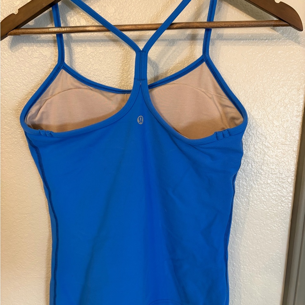 Lululemon Blue power y tank top